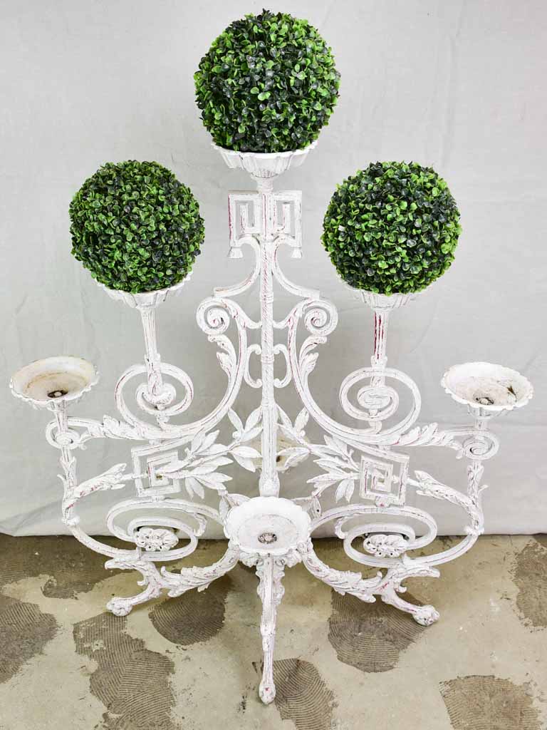 Napoleon III cast iron plant stand 43¾"