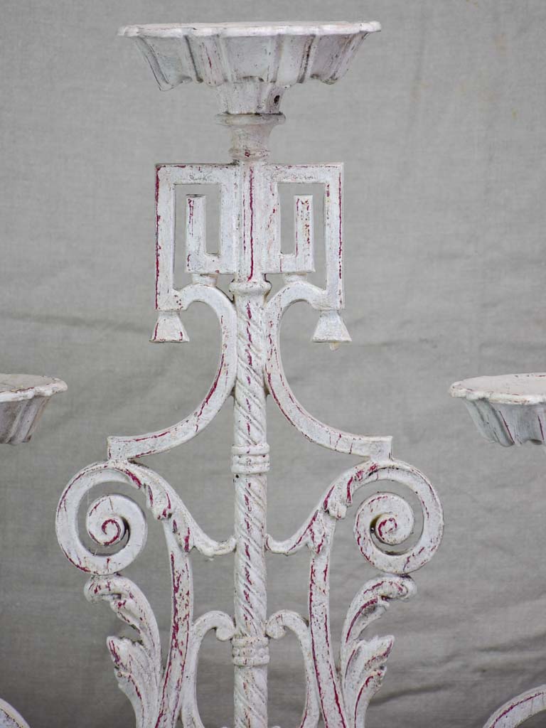 Napoleon III cast iron plant stand 43¾"