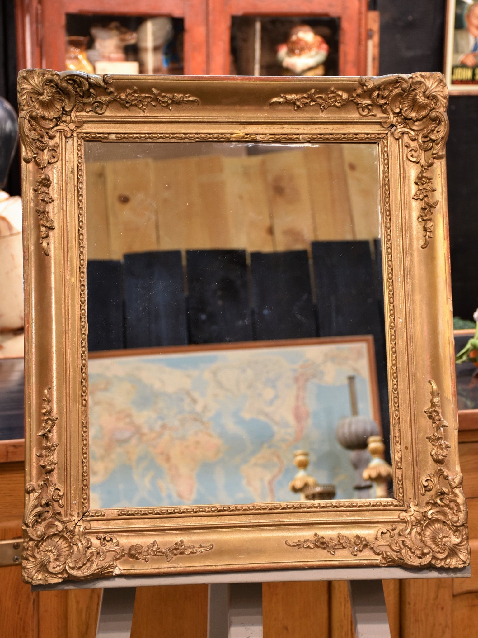 French giltwood mirror - early 19th century