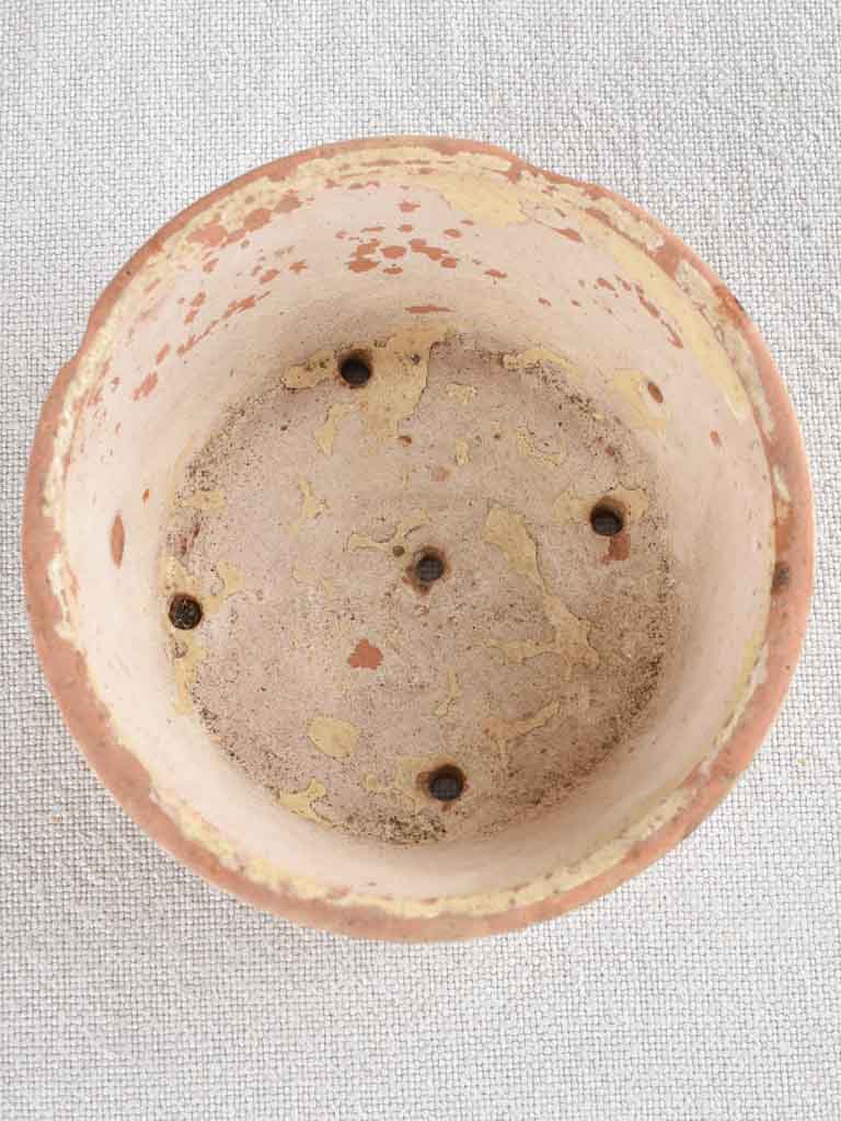 Collection of 21 terracotta cheese strainers 'faisselles'