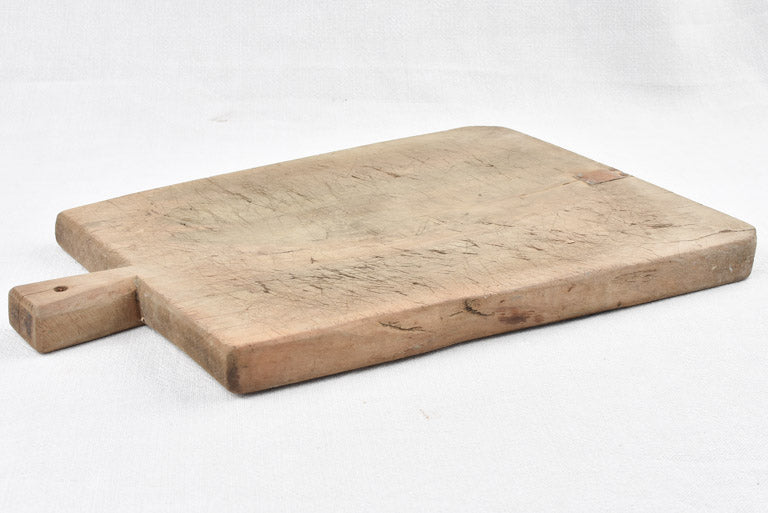 Antique French cutting board w/ repairs 18½" x 12½"