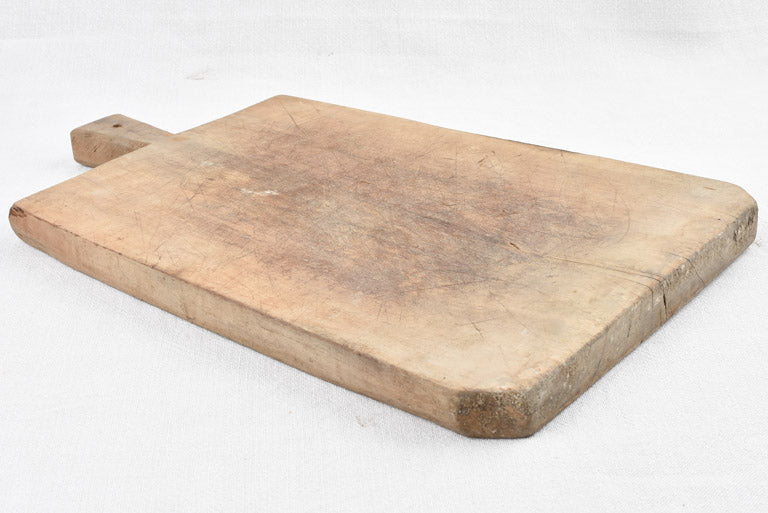 Antique French cutting board w/ repairs 18½" x 12½"