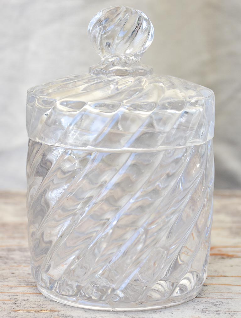 Set of Five Antique Crystal Perfume Bottles