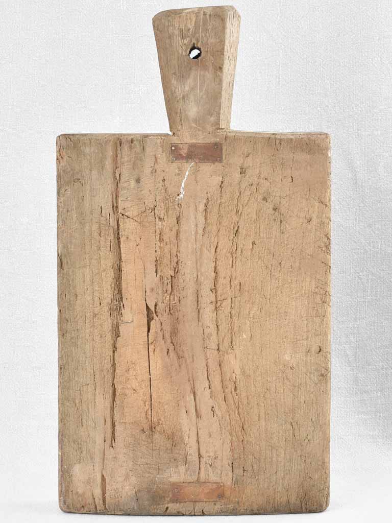 Antique French cutting board - chunky 20½" x 11"