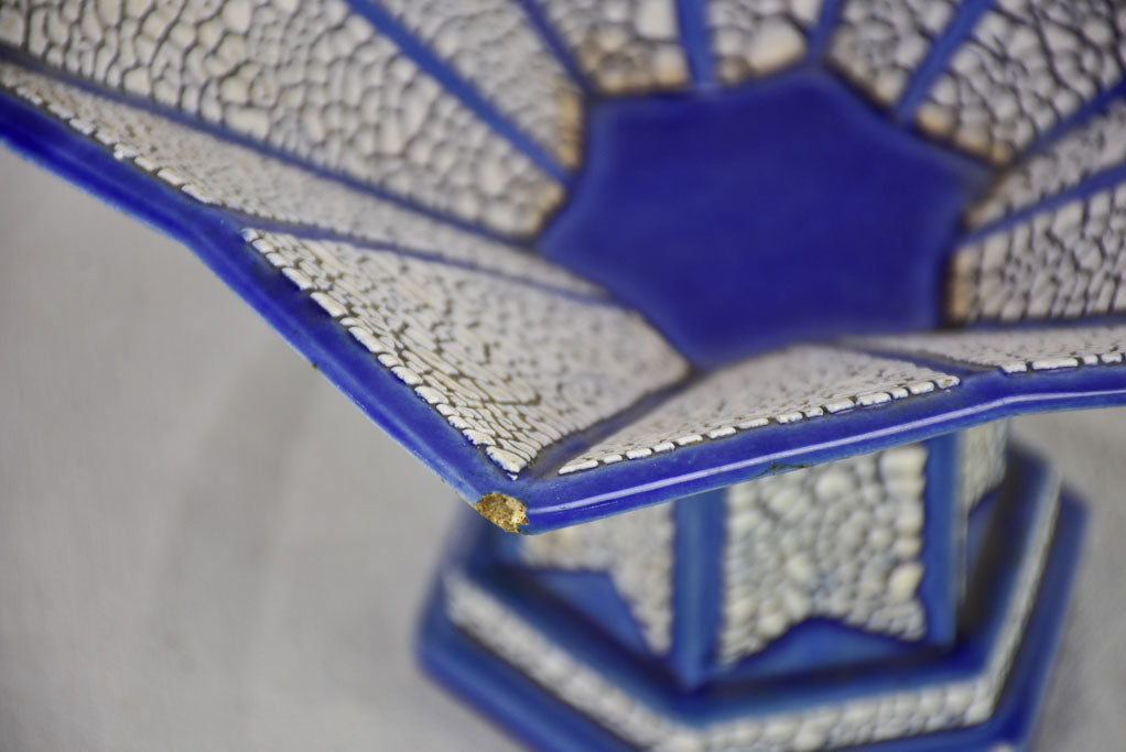 Chipped Art Deco porcelain bowl