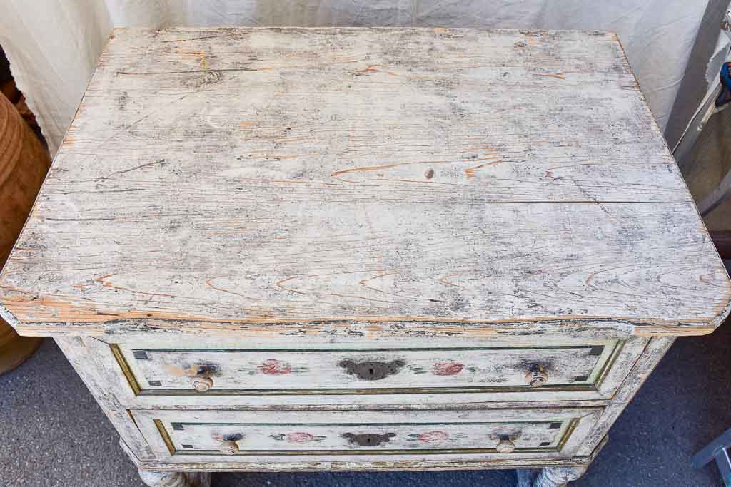 European Hand-Painted Antique Dresser