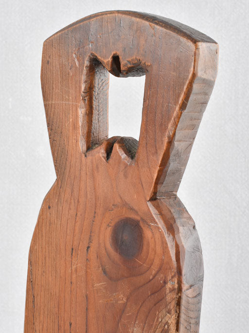 19th century rustic farm stool 27½"