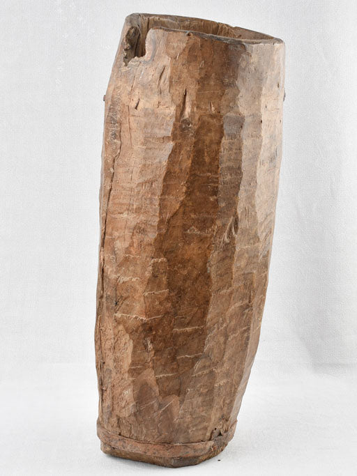 Rustic French chestnut crushing tool