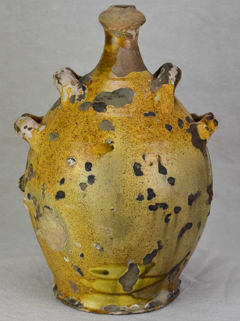 Very rustic antique French Conscience jug 15¾"