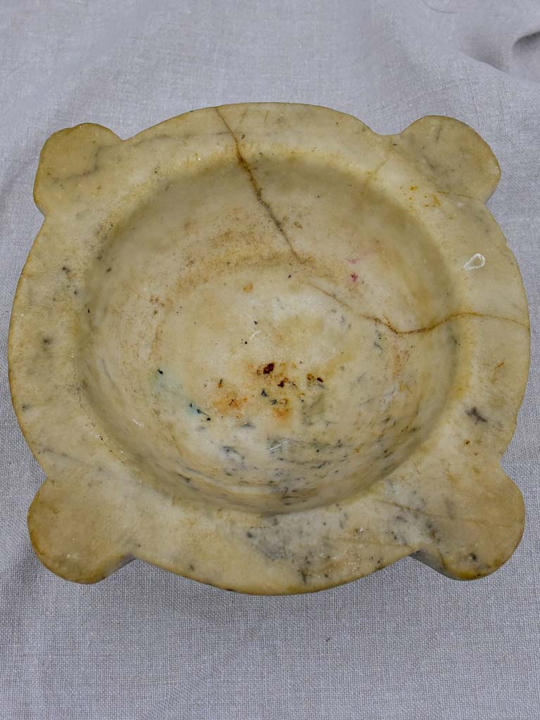 19th Century French marble mortar