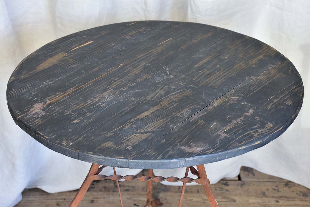 Handcrafted European Wooden Top Table