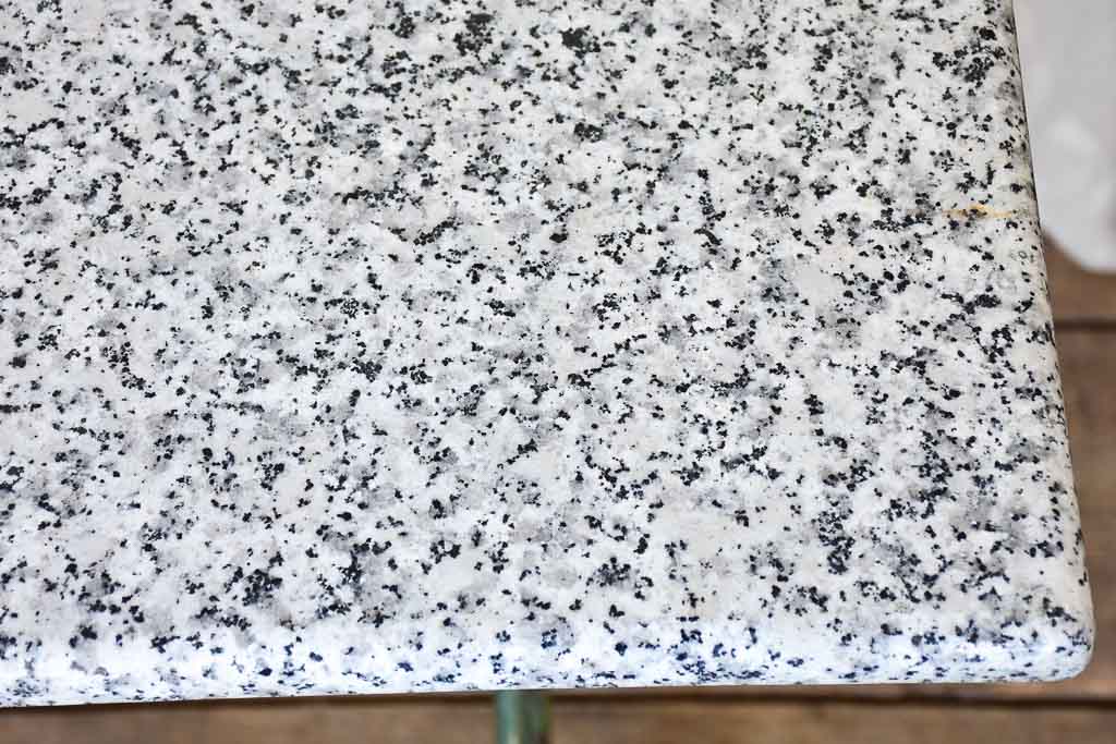 Antique rectangular Butcher’s Table with Granite Top