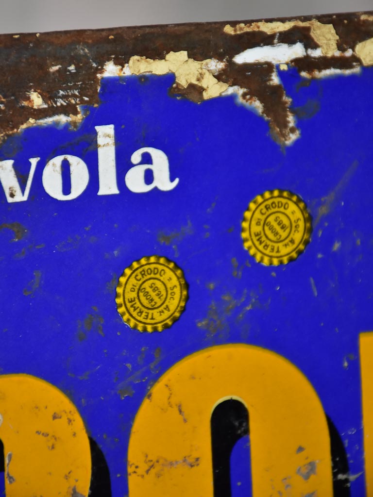 Vintage Italian Crodo Sign