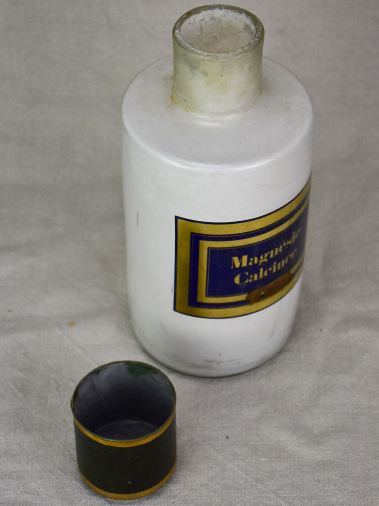 Antique French apothecary jar - Magnesie calcinee