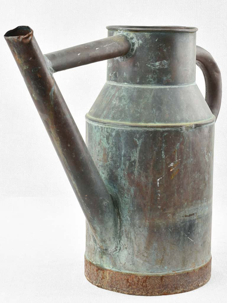 French copper winemaker's watering can 17¼"