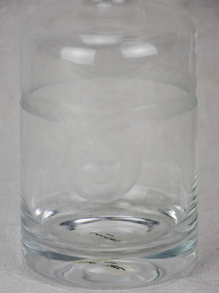 Blown glass carafe - Lancel