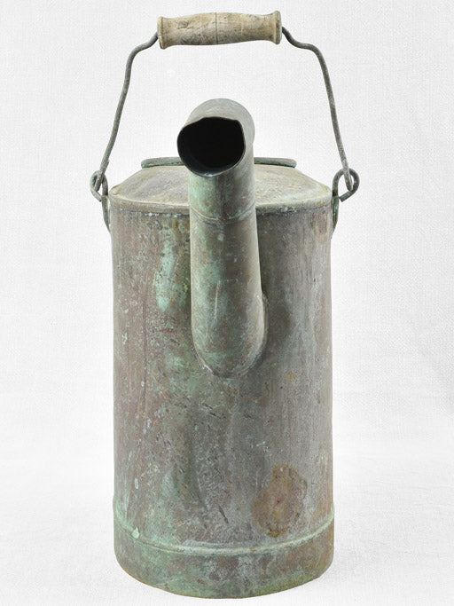 Rustic antique French watering can 15¼"