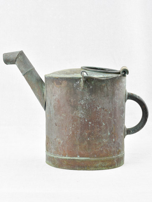 Rustic antique French watering can 15¼"
