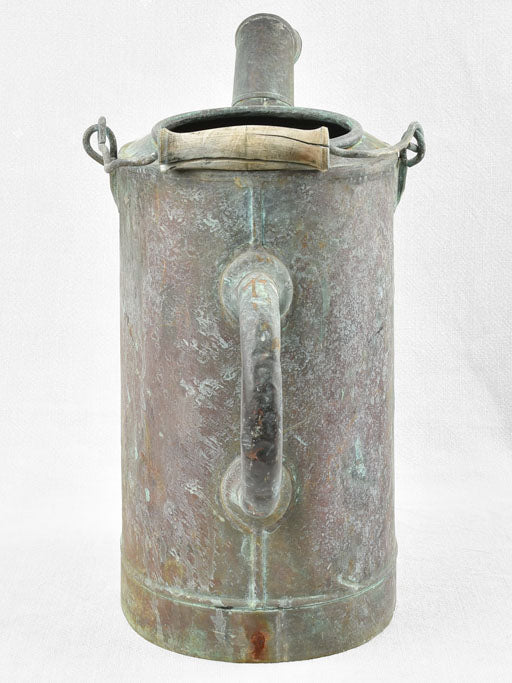 Rustic antique French watering can 15¼"
