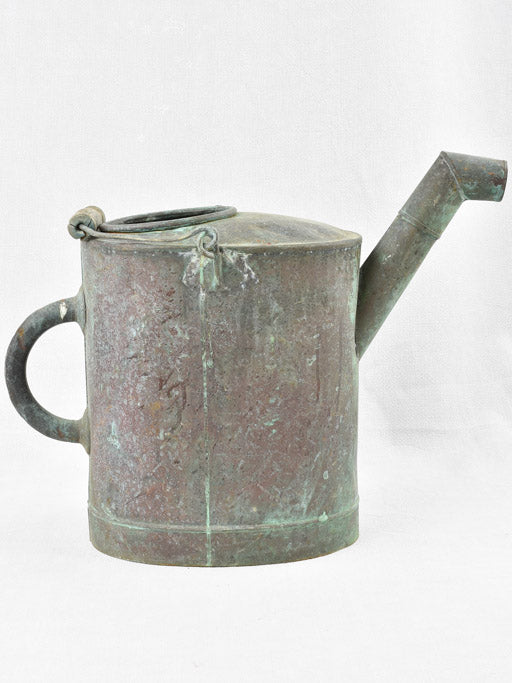 Rustic antique French watering can 15¼"