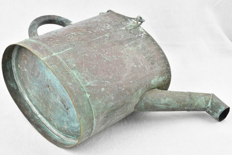 Rustic antique French watering can 15¼"