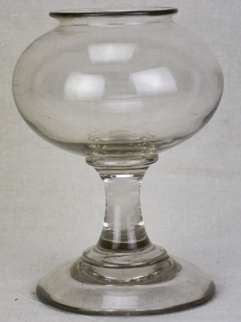Rare small antique Sangsue apothecary jar 8¾"