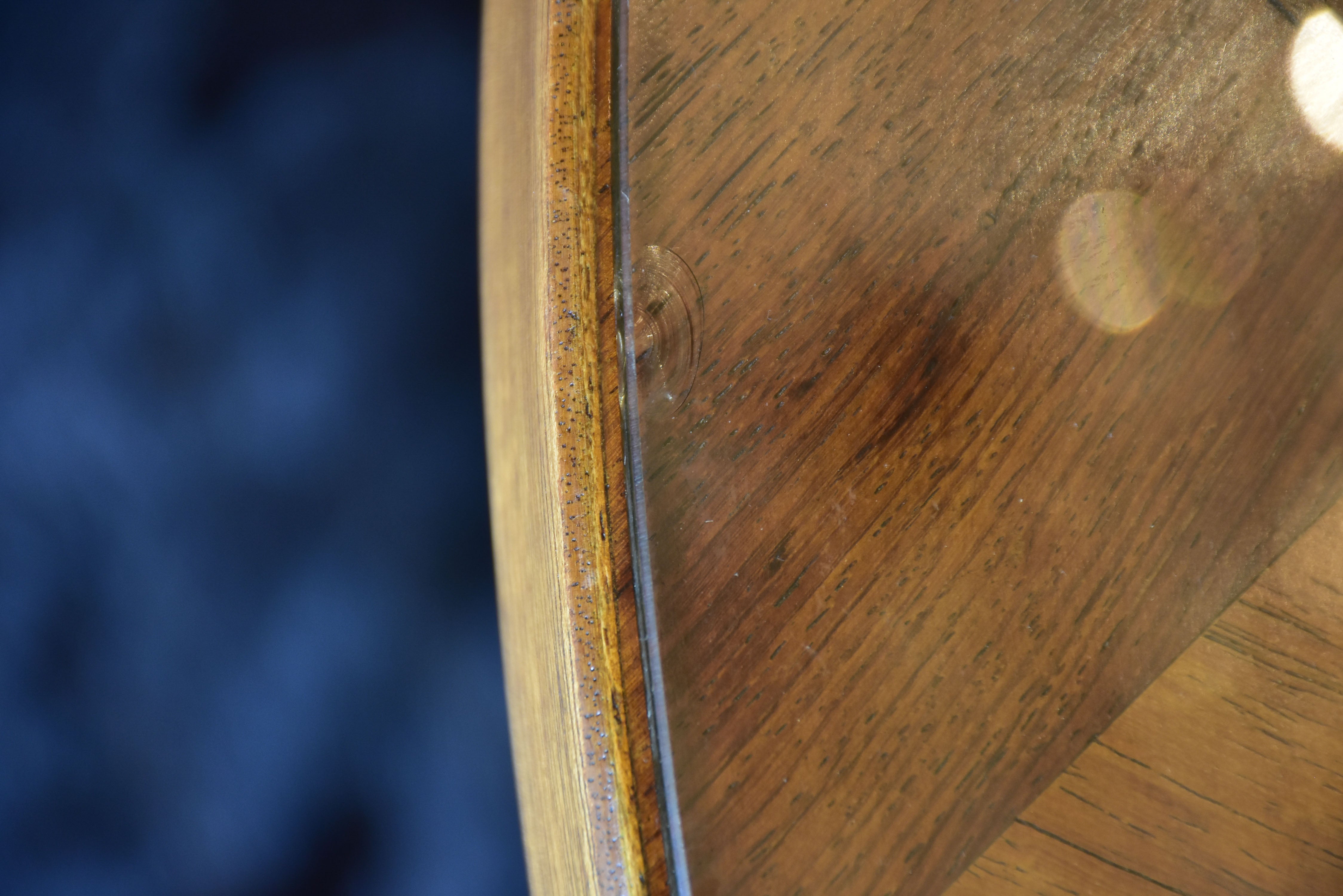 Art deco side table with marquetry