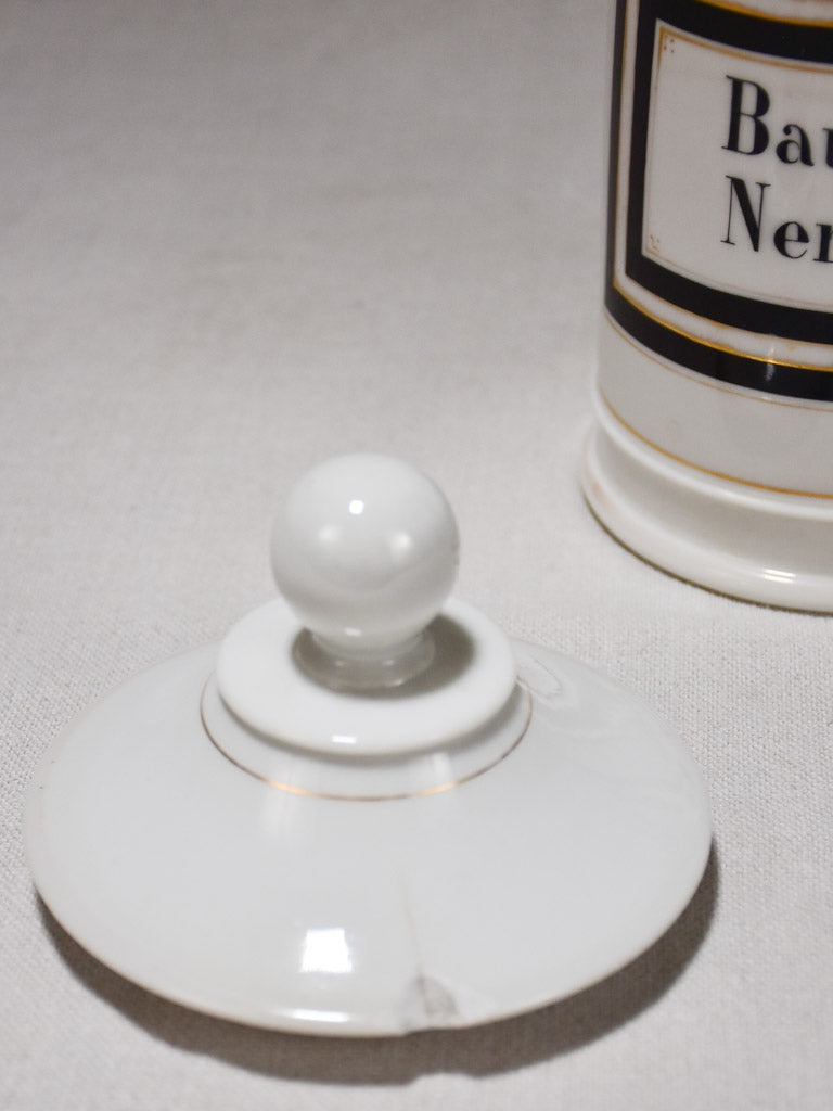 Napoleon III pharmacy jar - Baume Nerval 10¼"