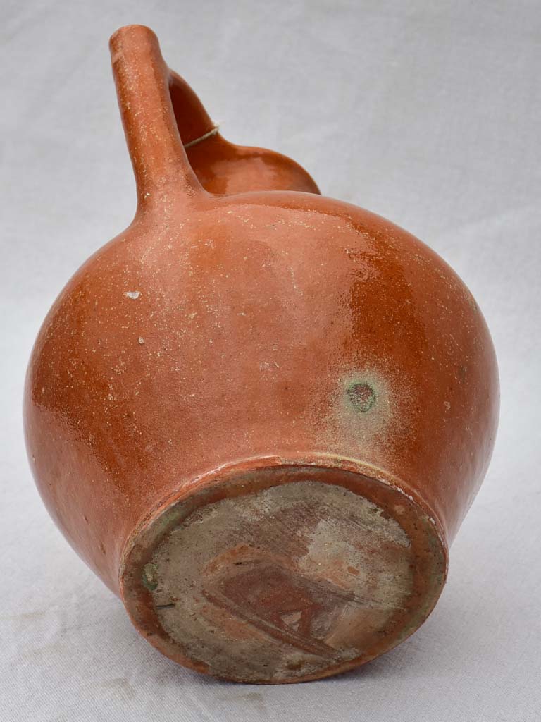 Early twentieth century French water pitcher / cruche 11½"