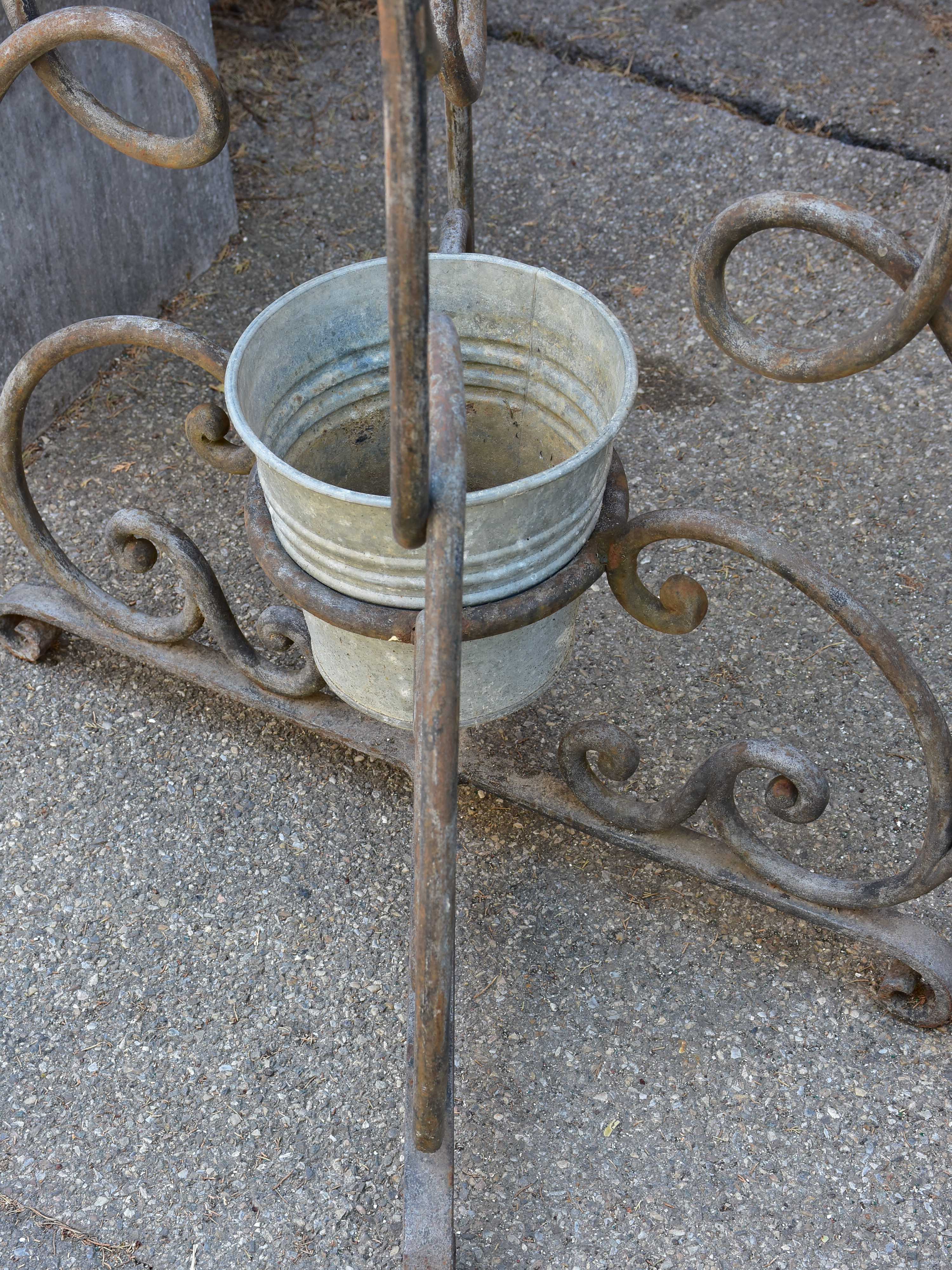 Vintage French planter stand