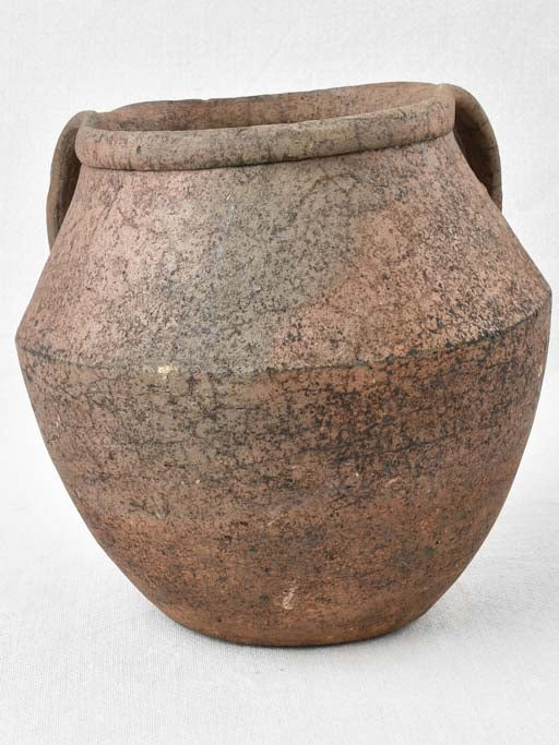 Antique preserving pot - Garos et Bouillon w/ black patina9½"
