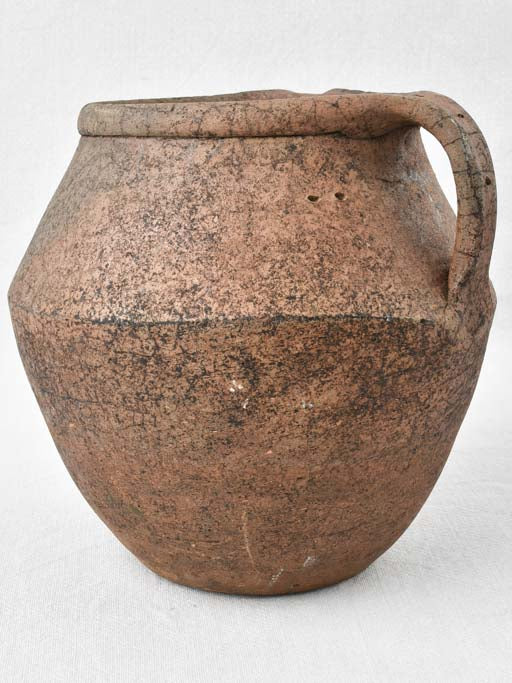 Antique preserving pot - Garos et Bouillon w/ black patina9½"