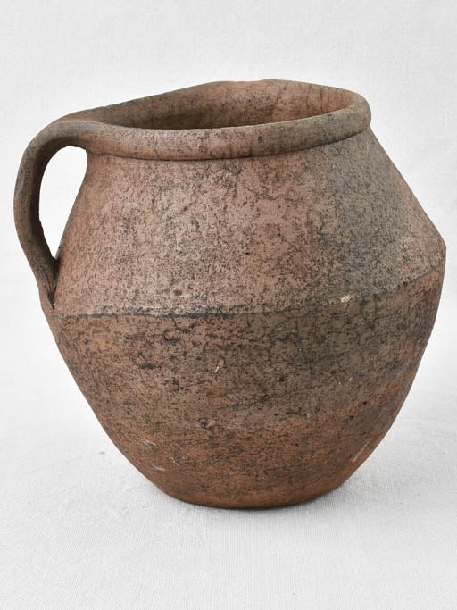 Antique preserving pot - Garos et Bouillon w/ black patina9½"