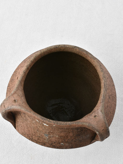 Antique preserving pot - Garos et Bouillon w/ black patina9½"
