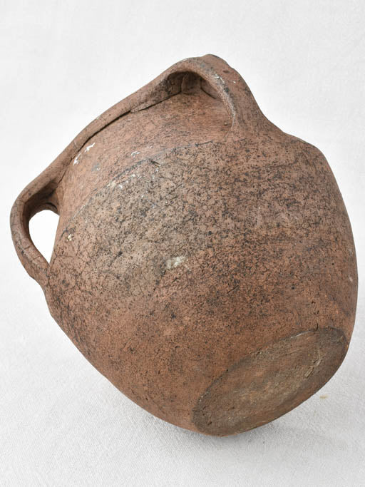 Antique preserving pot - Garos et Bouillon w/ black patina9½"