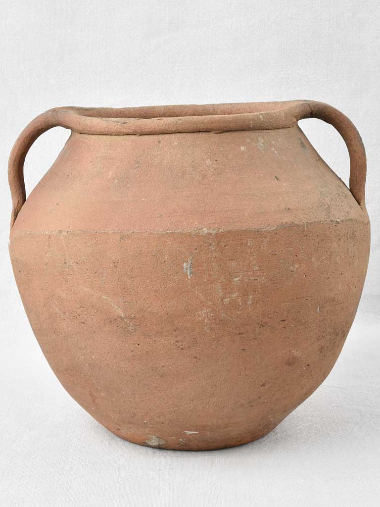 Antique preserving pot w/ 2 handles - Garos et Bouillon 11½"