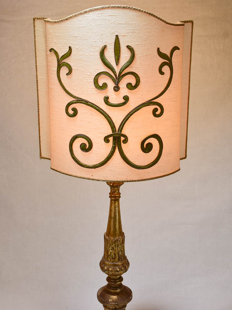 Pair of 18th-century French candlestick lamps 34¼"