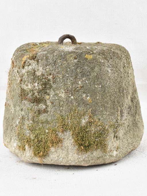 Antique stone counterweight - mushroom shape 10¾"