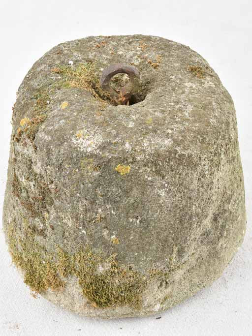 Antique stone counterweight - mushroom shape 10¾"