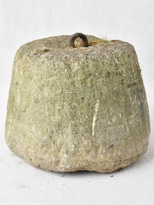 Antique stone counterweight - mushroom shape 10¾"