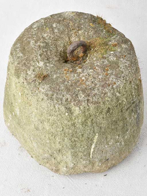 Antique stone counterweight - mushroom shape 10¾"