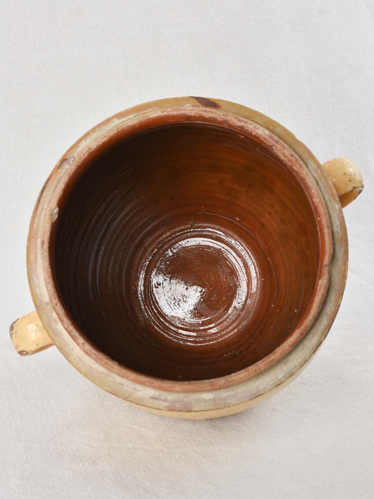 Lidded preserving pot, Provence, 19th century 10¾"