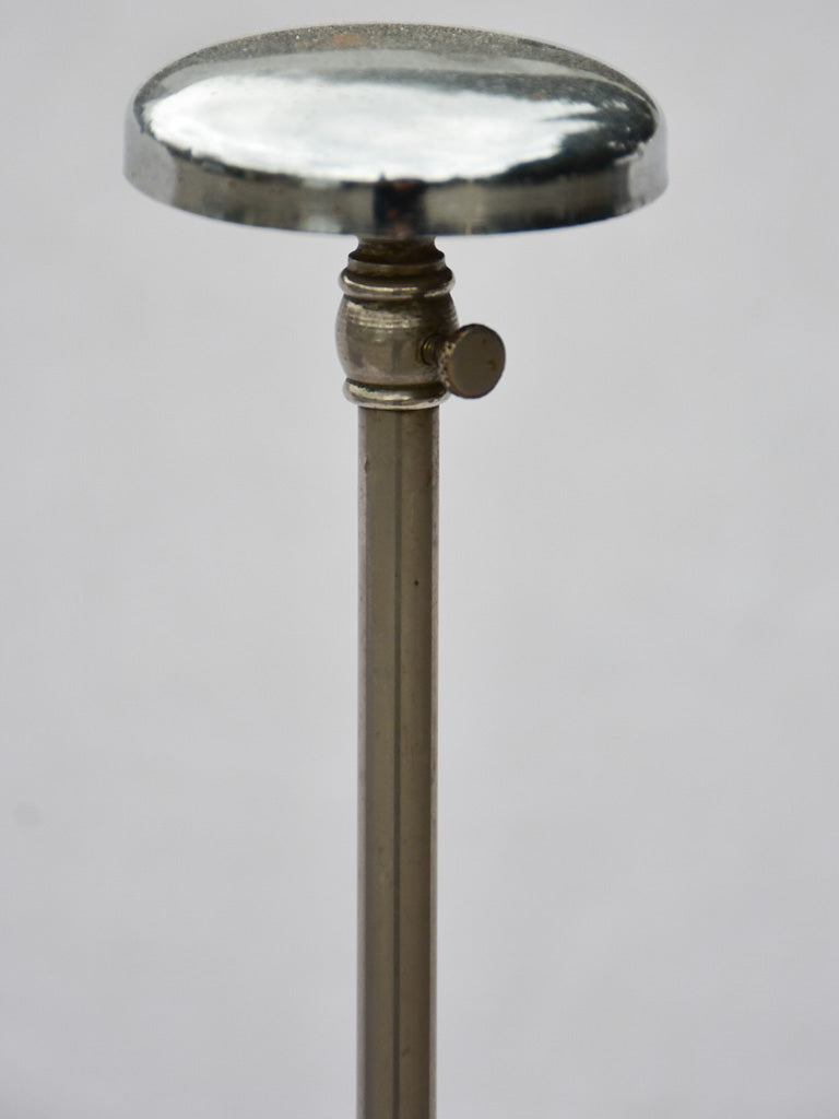 Pair of antique French metal hat stands 24½"
