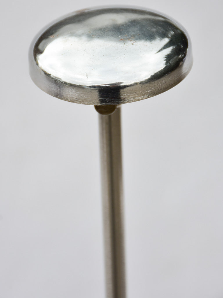 Pair of antique French metal hat stands 24½"