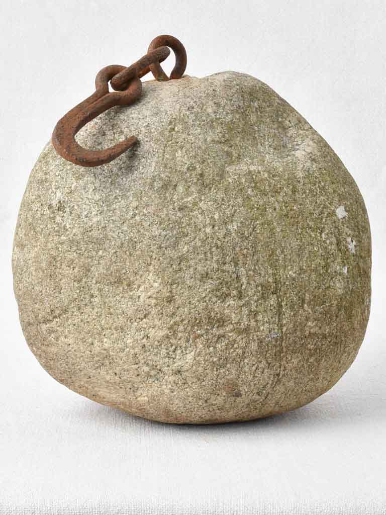 Antique French stone counterweight 11½"