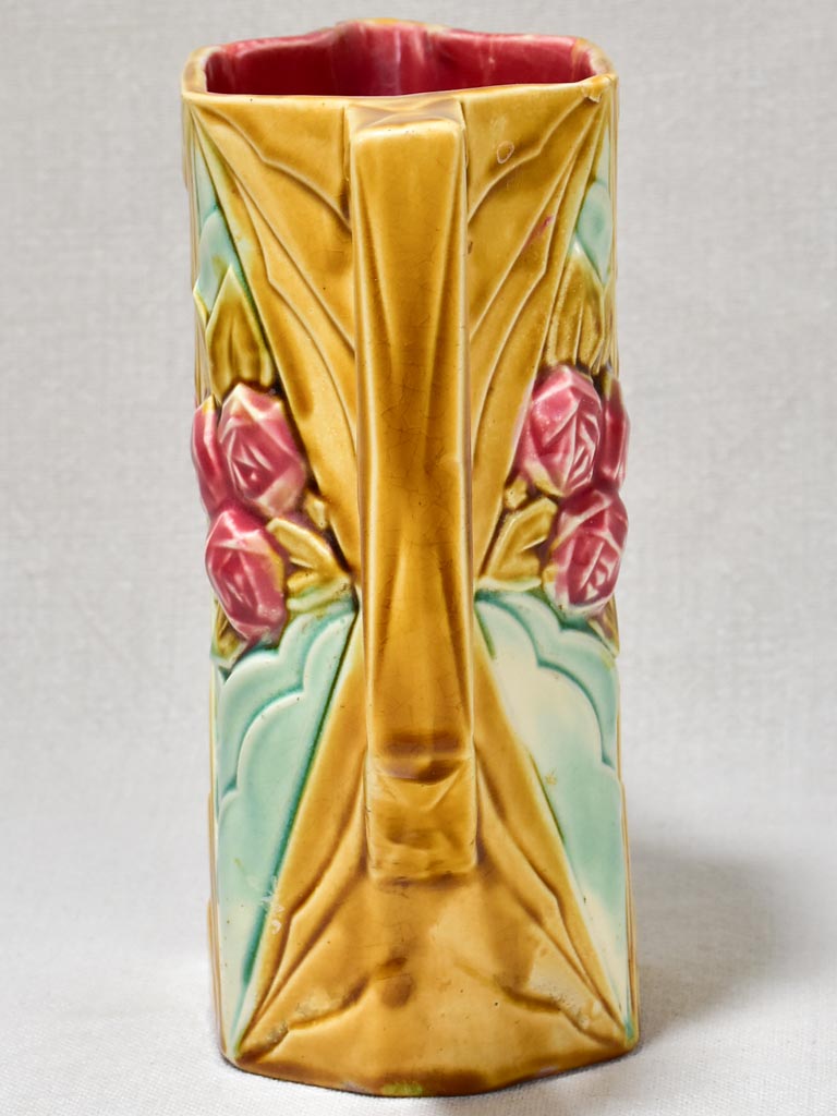 Early 20th Century Barbotine pitcher - Art Deco