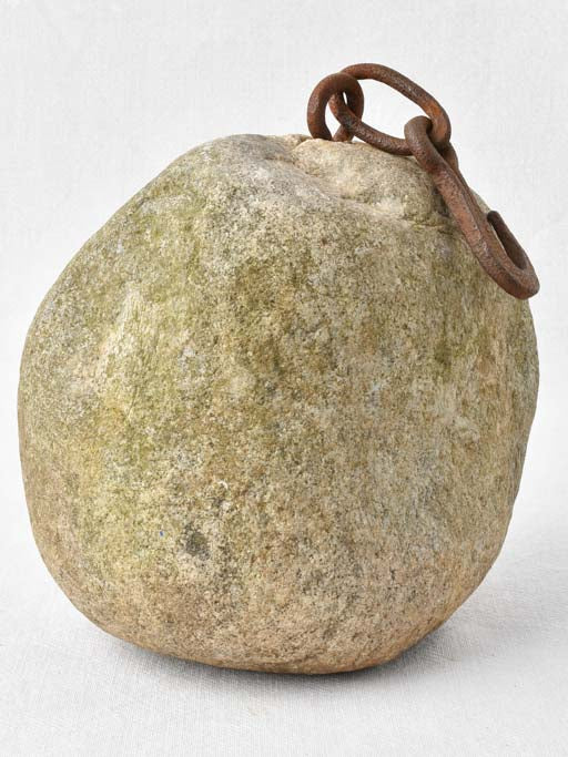 Antique French stone counterweight 11½"