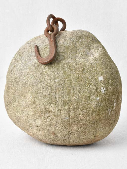 Antique French stone counterweight 11½"