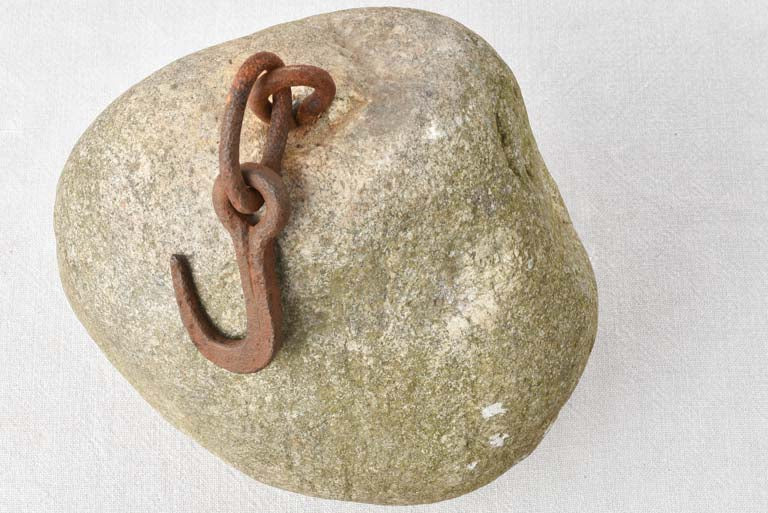 Antique French stone counterweight 11½"