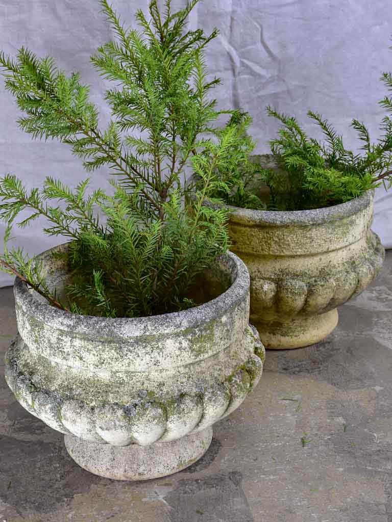 Pair of mid century French garden planters